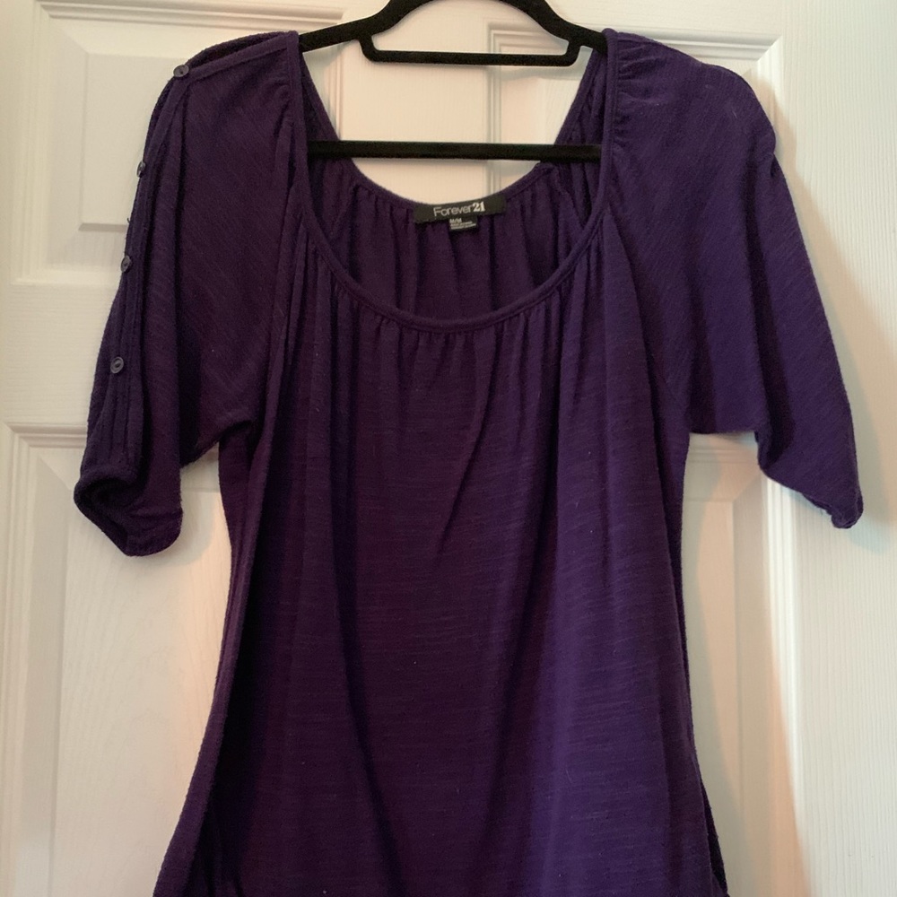 Purple forever 21 blouse